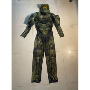 Master Chief Muscle Costume With Helmet